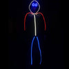 RED WHITE and BLUE Super Limited Edition LED stickman suit